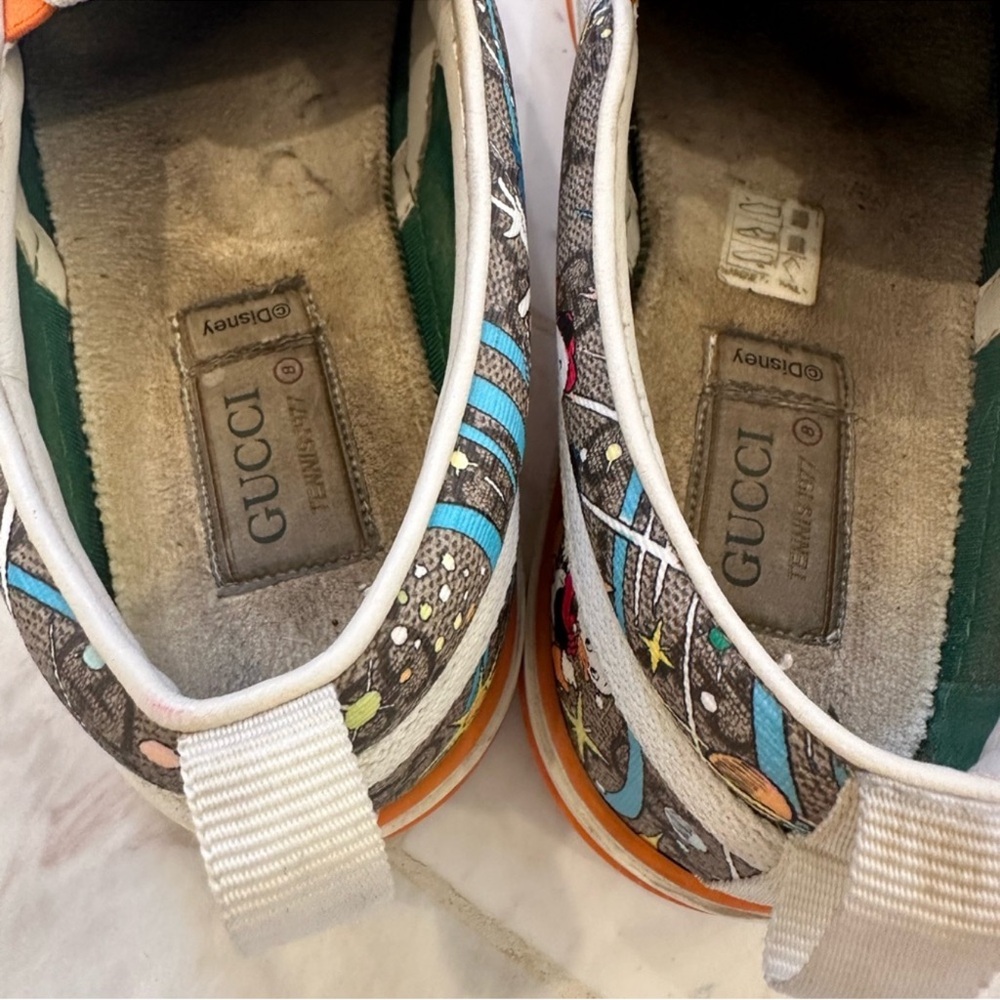 GUCCI X Disney| Tennis 1977 slip on Donald Duck - Picture 7 of 10